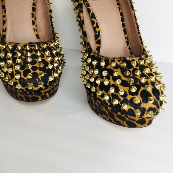 Animal Print Spike Heels - Picture 8 of 8